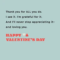 Your Love Goes the Extra Mile Valentine's Day Card for Husband for only USD 6.99 | Hallmark