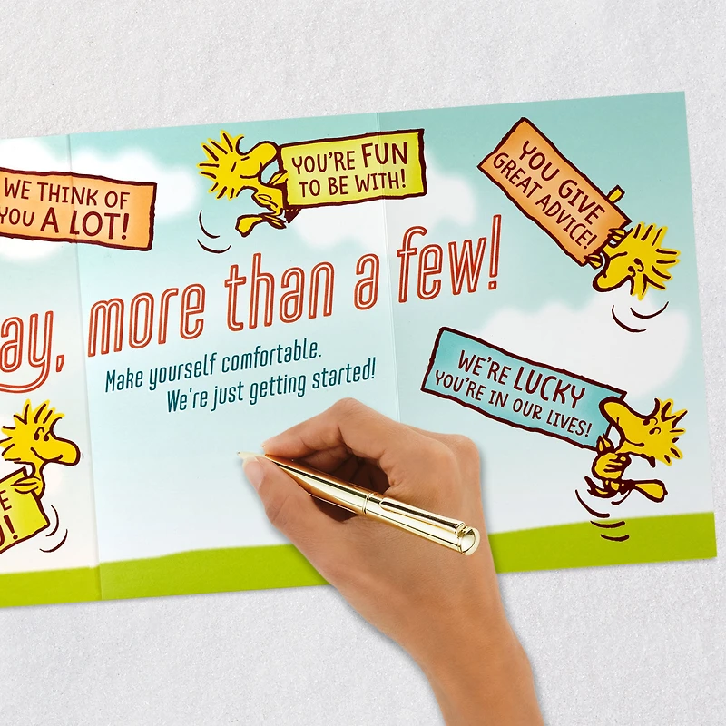 Peanuts® More Than a Few Great Things About You Pop-Up Birthday Card for Grandpa for only USD 5.59 | Hallmark