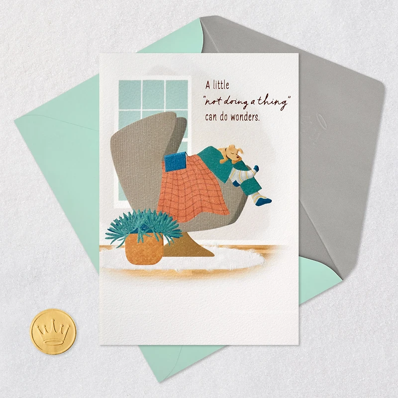 Not Doing a Thing Get Well Card for only USD 4.99 | Hallmark
