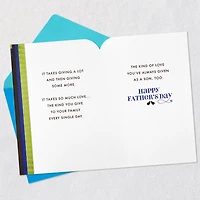 You Give a Lot and Then Give Some More Father's Day Card for Son for only USD 5.59 | Hallmark