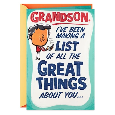 You're Great Birthday Card for Grandson for only USD 5.59 | Hallmark