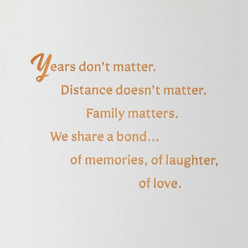 Family Is What Matters Birthday Card for Relative for only USD 6.99 | Hallmark