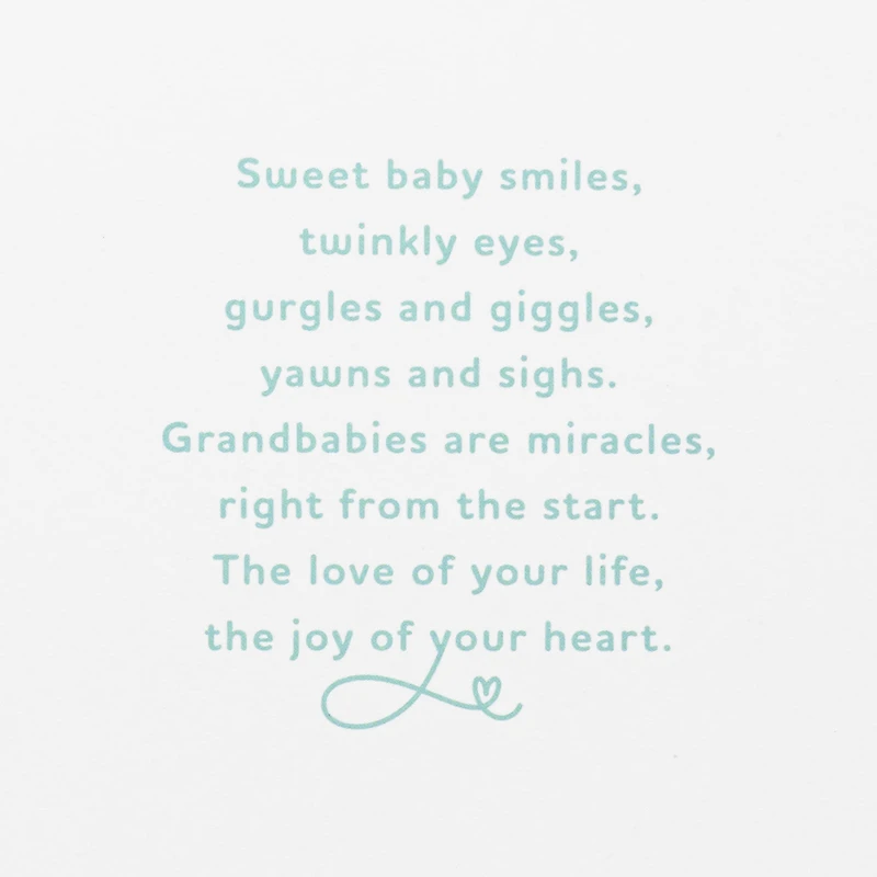 Grandbabies Are Miracles New Baby Card for Grandparents for only USD 5.59 | Hallmark