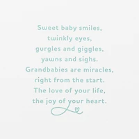 Grandbabies Are Miracles New Baby Card for Grandparents for only USD 5.59 | Hallmark