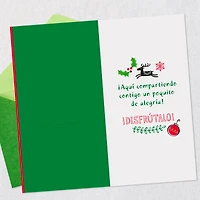 Disney Mickey Mouse and Friends Sharing the Merry Spanish-Language Money Holder Christmas Card for only USD 2.99 | Hallmark