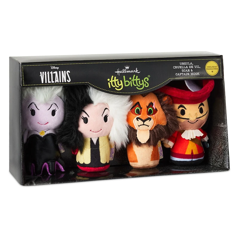itty bittys® Disney Villains Plush, Set of 4 for only USD 36.99 | Hallmark