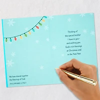 Wishing You God's Rich Blessings Religious Christmas Card for Brother for only USD 3.99 | Hallmark