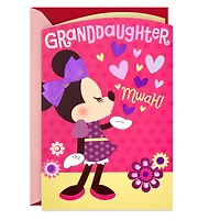 Disney Minnie Mouse Kisses Valentine's Day Card for Granddaughter for only USD 3.99 | Hallmark