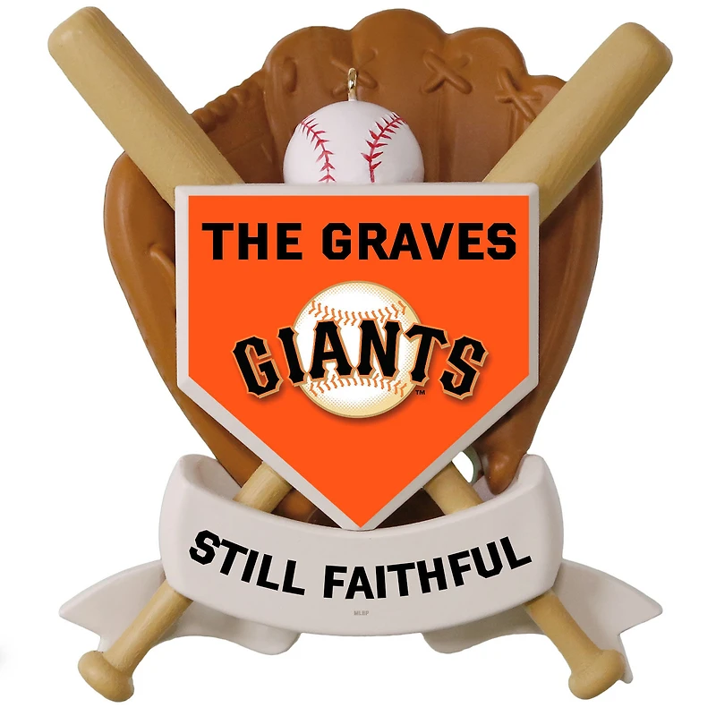 MLB San Francisco Giants™ Baseball Personalized Ornament