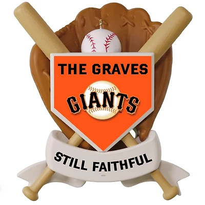 MLB San Francisco Giants™ Baseball Personalized Ornament