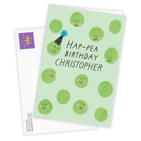 Hap-pea Day Funny Custom Birthday Card for only USD 4.99 | Hallmark