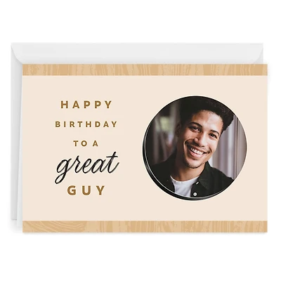 Modern Woodgrain Blank Custom Birthday Card for only USD 4.99 | Hallmark
