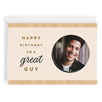 Modern Woodgrain Blank Custom Birthday Card for only USD 4.99 | Hallmark