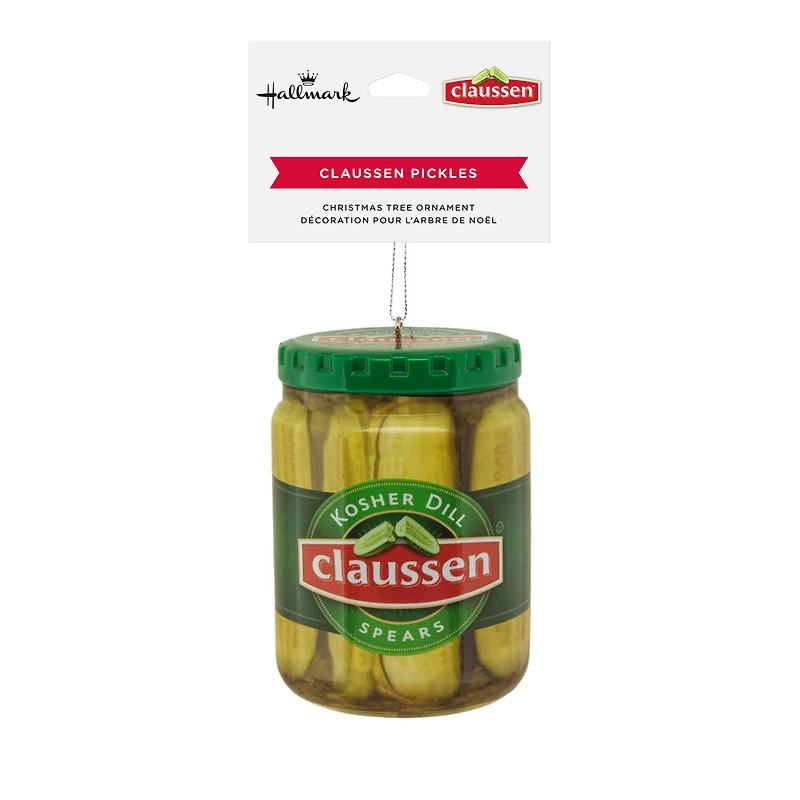 Kraft Claussen™ Pickles Jar Shatterproof Hallmark Ornament for only USD 7.99 | Hallmark
