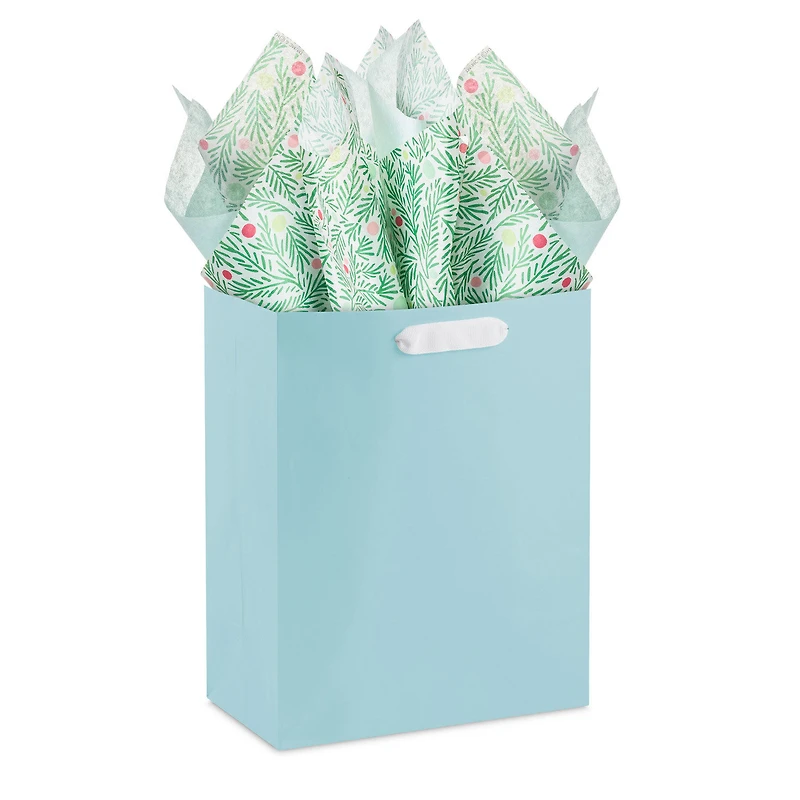 Light Blue/Boughs and Dots 2-Pack Holiday Tissue Paper, 6 sheets for only USD 1.99 | Hallmark