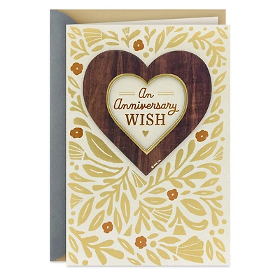 A Time to Remember Anniversary Card with Photo Frame Magnet for only USD 8.99 | Hallmark