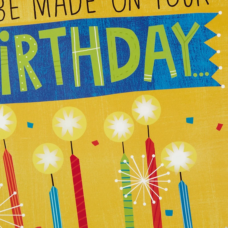 16" Make a Fuss Cake Pop-Up Jumbo Birthday Card for only USD 14.99 | Hallmark