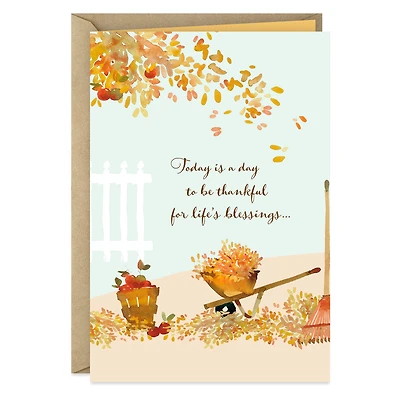 Thankful for a Blessing Like You Apple Tree Thanksgiving Card for only USD 0.99 | Hallmark