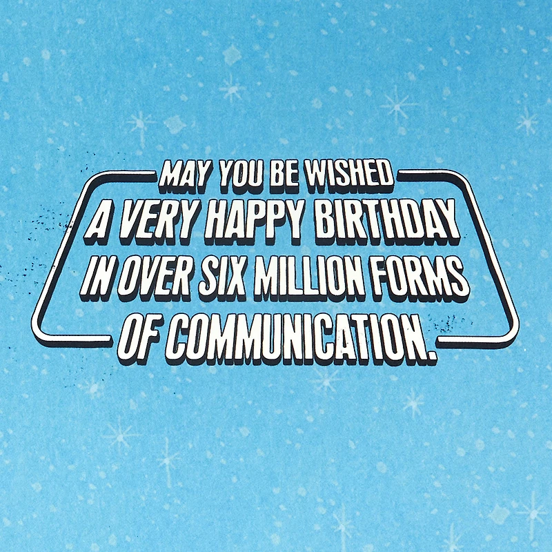 Star Wars™ R2-D2™ and C-3PO™ Droid Tune Funny Musical Birthday Card for only USD 7.59 | Hallmark