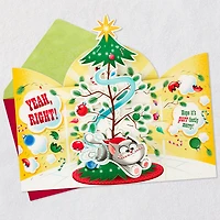 Cat Destroying Tree Funny Musical Pop-Up Christmas Card for only USD 8.99 | Hallmark