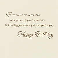 So Many Reasons to Be Proud Birthday Card for Grandson for only USD 6.99 | Hallmark