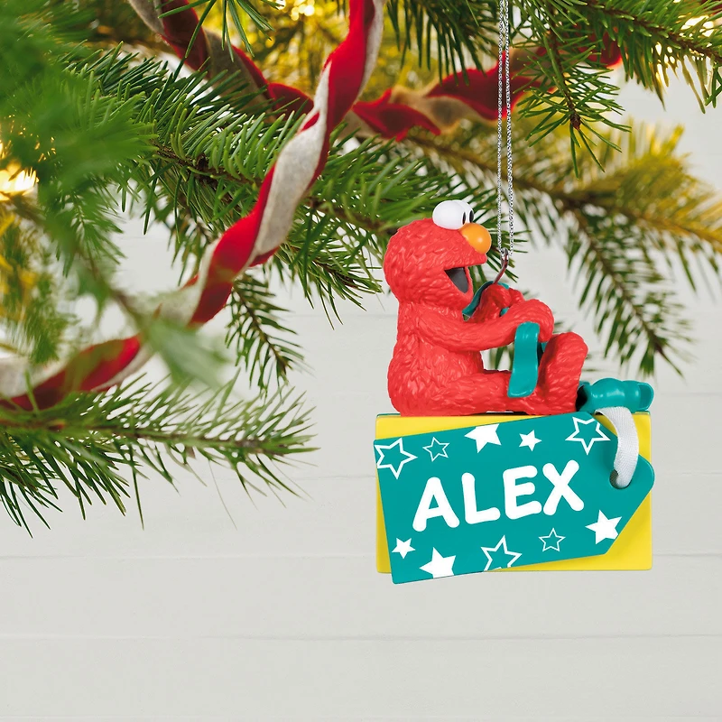 Sesame Street® A Gift From Elmo Personalized Ornament, Custom Text for only USD 31.99 | Hallmark