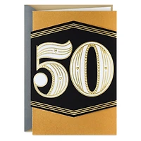 Golden Means 50th Anniversary Card for only USD 5.59 | Hallmark