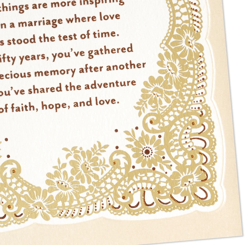 God's Gift of Enduring Love Religious 50th Anniversary Card for Couple for only USD 5.59 | Hallmark