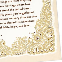 God's Gift of Enduring Love Religious 50th Anniversary Card for Couple for only USD 5.59 | Hallmark
