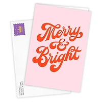 Merry and Bright Custom Holiday Card for only USD 4.99 | Hallmark