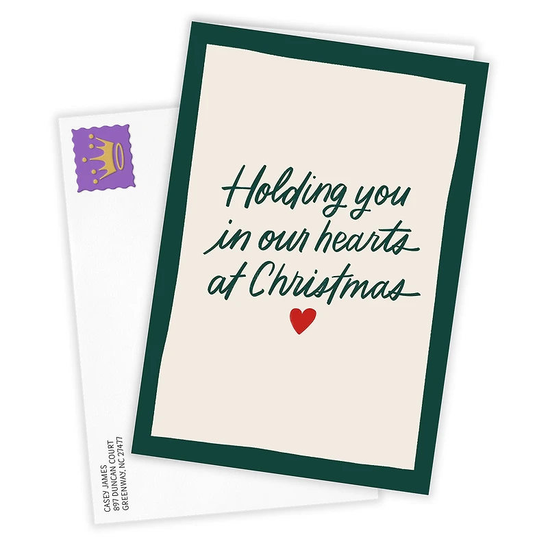 Holding You In Our Hearts Custom Christmas Card for only USD 4.99 | Hallmark