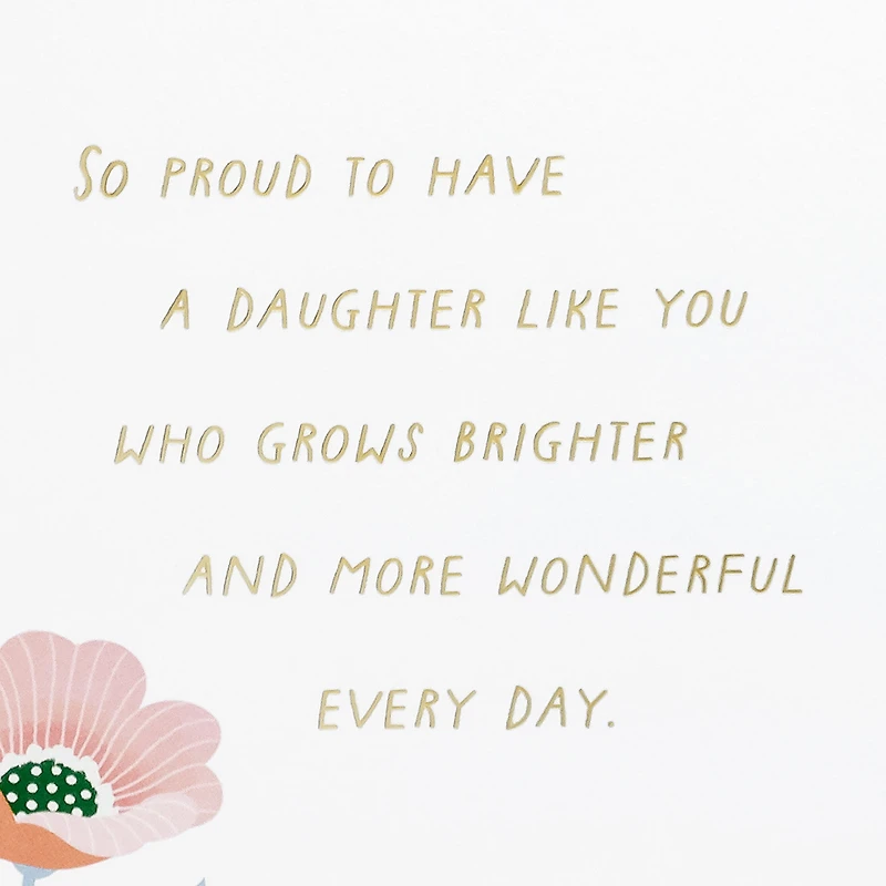 You Grow More Wonderful Every Day Birthday Card for Daughter for only USD 8.99 | Hallmark