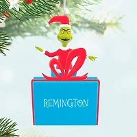 Dr. Seuss's How the Grinch Stole Christmas!™ on Present Personalized Ornament, Custom Text for only USD 30.99 | Hallmark