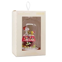 Peanuts® Snoopy's Doghouse Cloche Glass and Paper Hallmark Ornament for only USD 28.99 | Hallmark