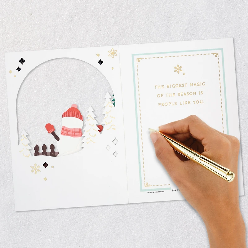 You Make the Season Magic Snowman 3D Pop-Up Christmas Card for only USD 8.99 | Hallmark