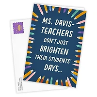 Pencils Custom Thank-You Card From Student for only USD 4.99 | Hallmark