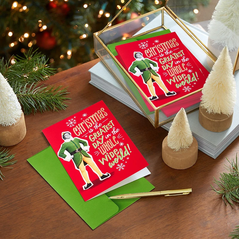 Elf Greatest Day Boxed Christmas Cards, Pack of 16 for only USD 15.49 | Hallmark