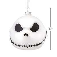 Disney Tim Burton's The Nightmare Before Christmas Jack Skellington Blown Glass Hallmark Ornament for only USD 9.99 | Hallmark
