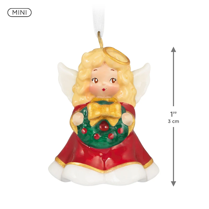 Mini O Little Angel! Porcelain Ornament, 1" for only USD 12.99 | Hallmark