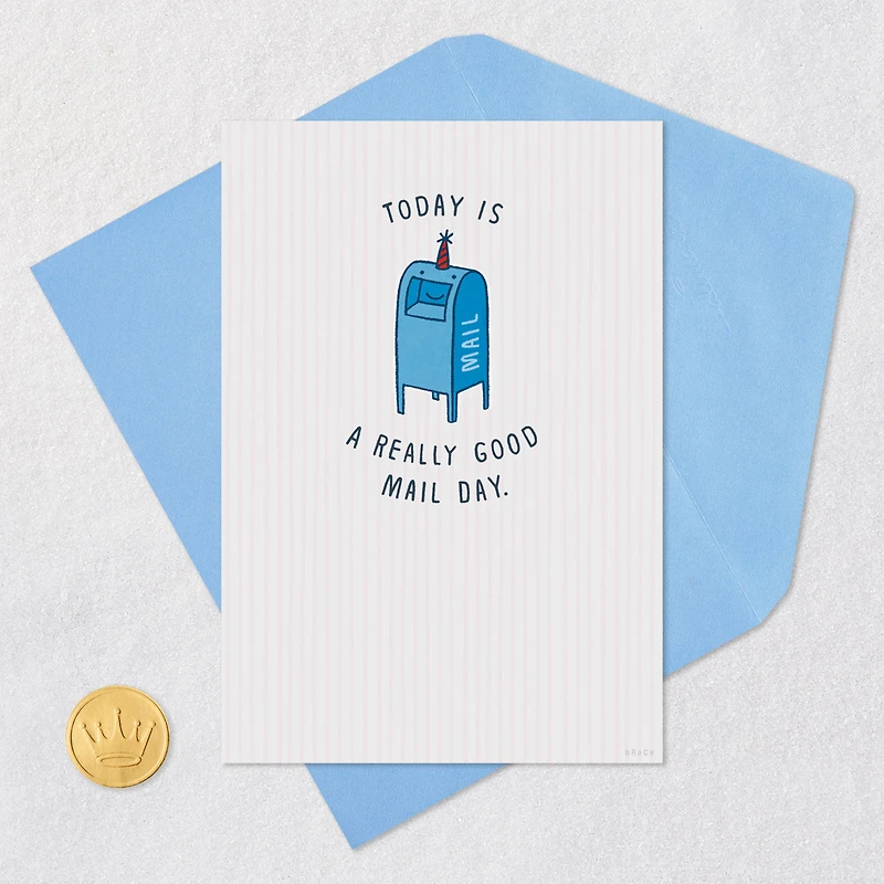 Today Is a Really Good Mail Day Blank Card for only USD 3.99 | Hallmark
