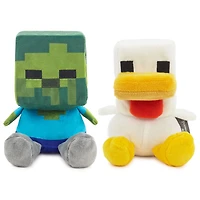 Better Together Minecraft Baby Zombie and Chicken Magnetic Plush Pair, 5.25" H for only USD 24.99 | Hallmark