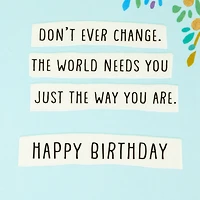 Just the Way You Are Birthday Card for Niece for only USD 5.99 | Hallmark