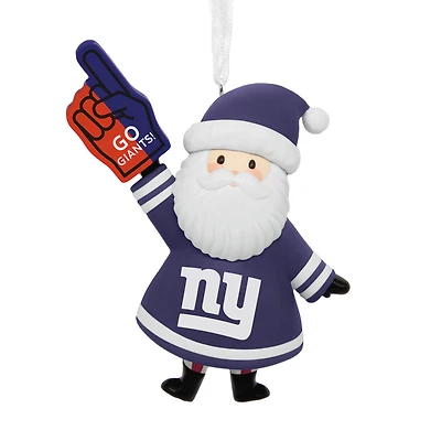 NFL New York Giants Santa Fan Hallmark Ornament for only USD 12.99 | Hallmark