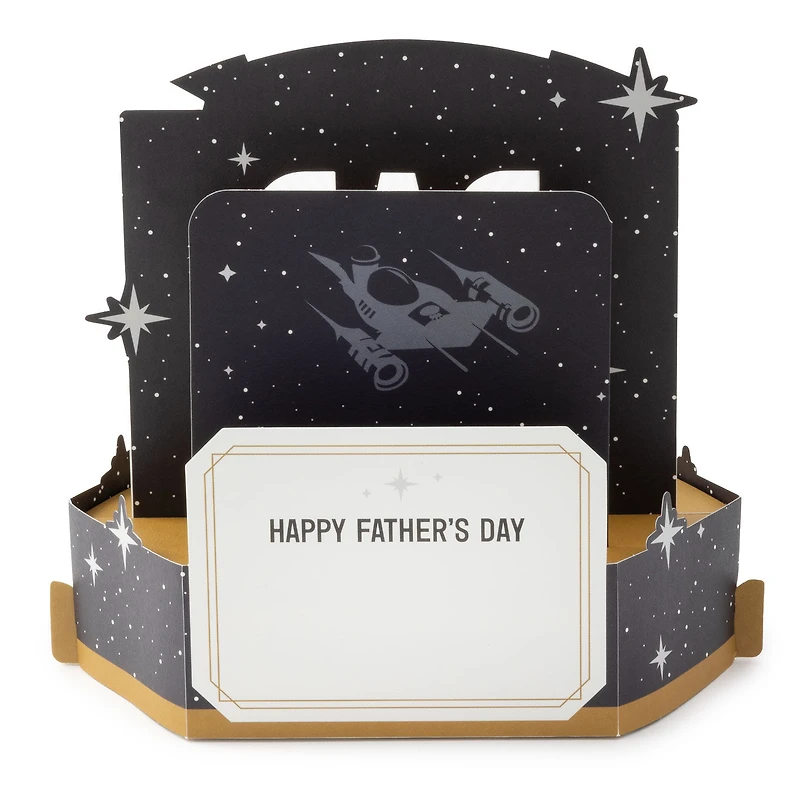 Star Wars: The Mandalorian™ Best Dad in the Galaxy Musical 3D Pop-Up Father's Day Card With Light for only USD 10.99 | Hallmark