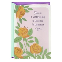 A Wonderful Day to Thank God Religious Birthday Card for only USD 4.99 | Hallmark