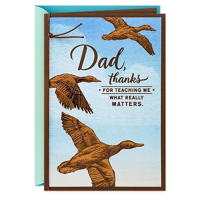 Thanks for Teaching Me Father's Day Card for Dad for only USD 6.99 | Hallmark