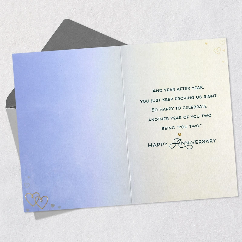 Celebrating Your Love Story Anniversary Card for Granddaughter and Spouse for only USD 5.59 | Hallmark