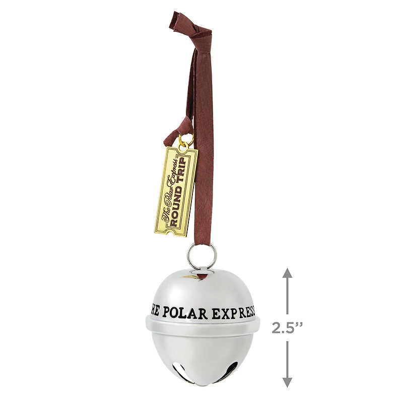 The Polar Express™ Santa's Sleigh Bell 2025 Metal Ornament for only USD 23.99 | Hallmark