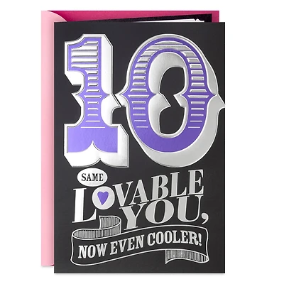 Same Lovable You 10th Birthday Card for only USD 4.59 | Hallmark
