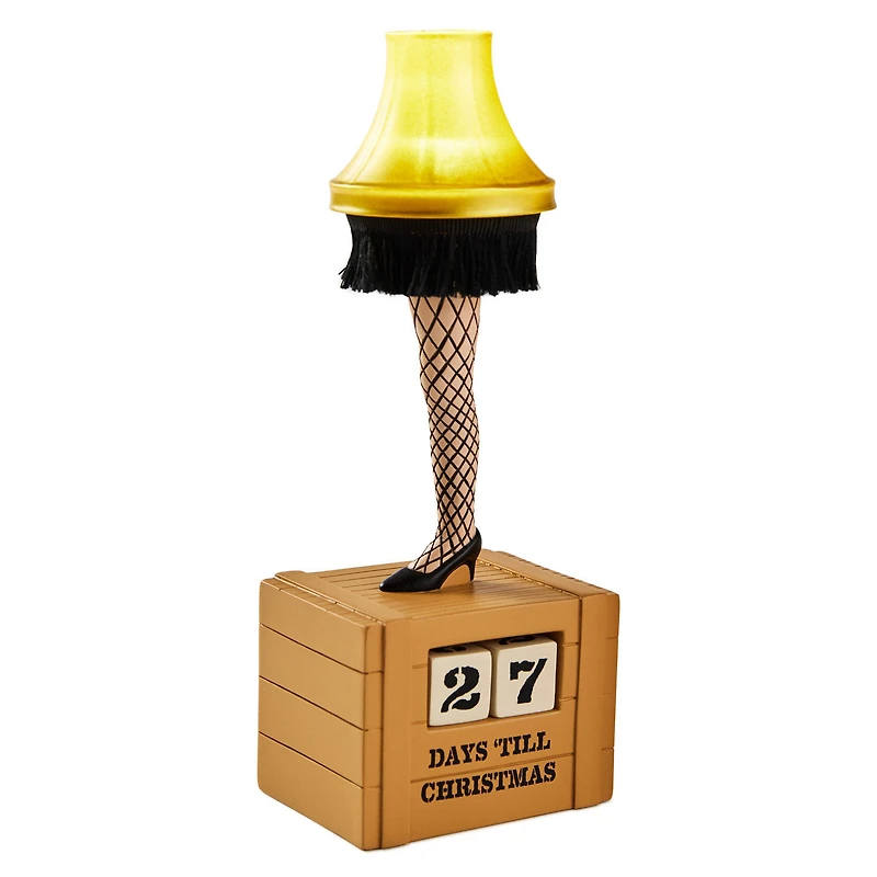 A Christmas Story™ Leg Lamp Christmas Countdown Calendar Figurine With Light for only USD 46.99 | Hallmark